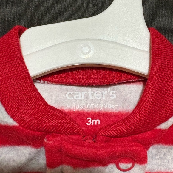 Carter's Christmas onsie with footies - Picture 3 of 4